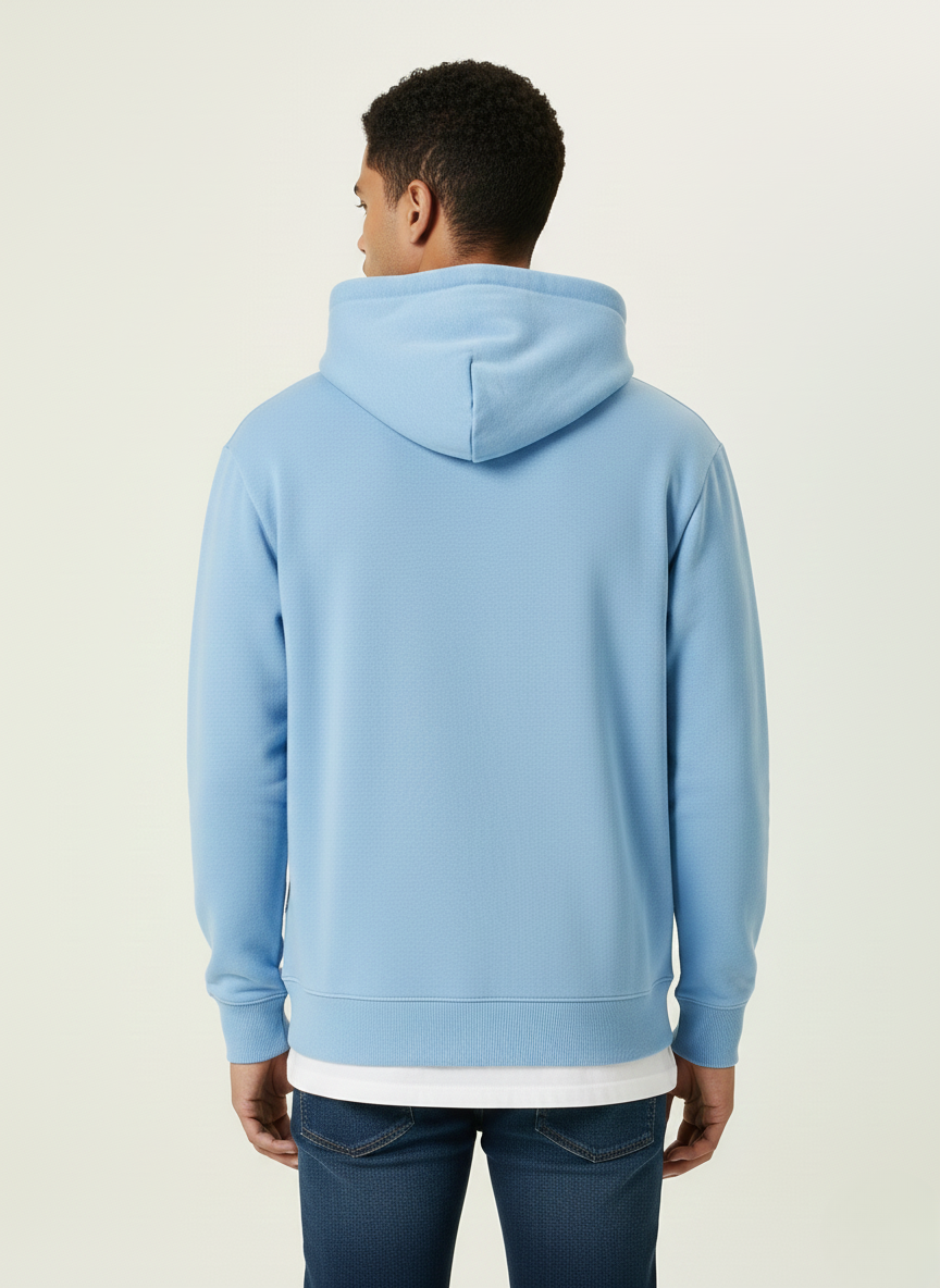 GANT Light Blue Pullover Hoodie