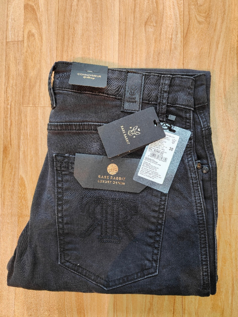 Rare Rabbit Men's Luxury Jeans (Black)