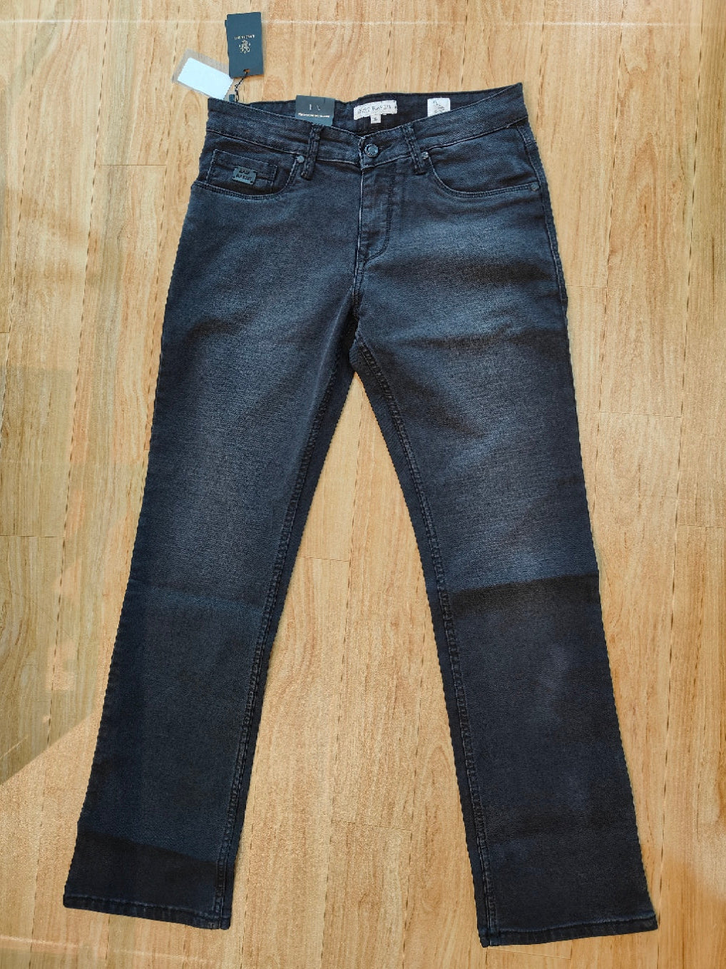 Rare Rabbit Men's Luxury Jeans (Black)