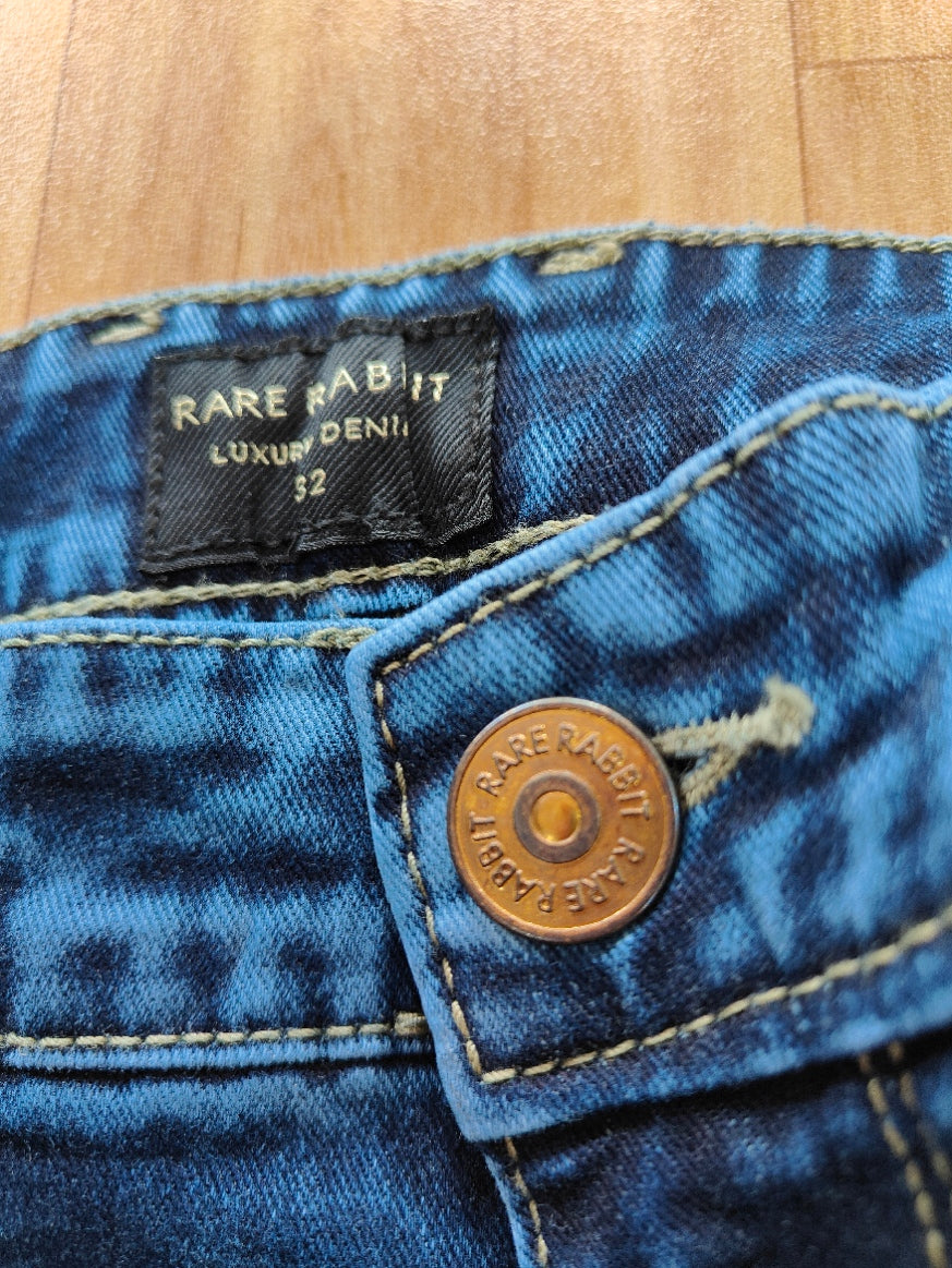 Rare Rabbit Mens Luxury Jeans (Light Blue)