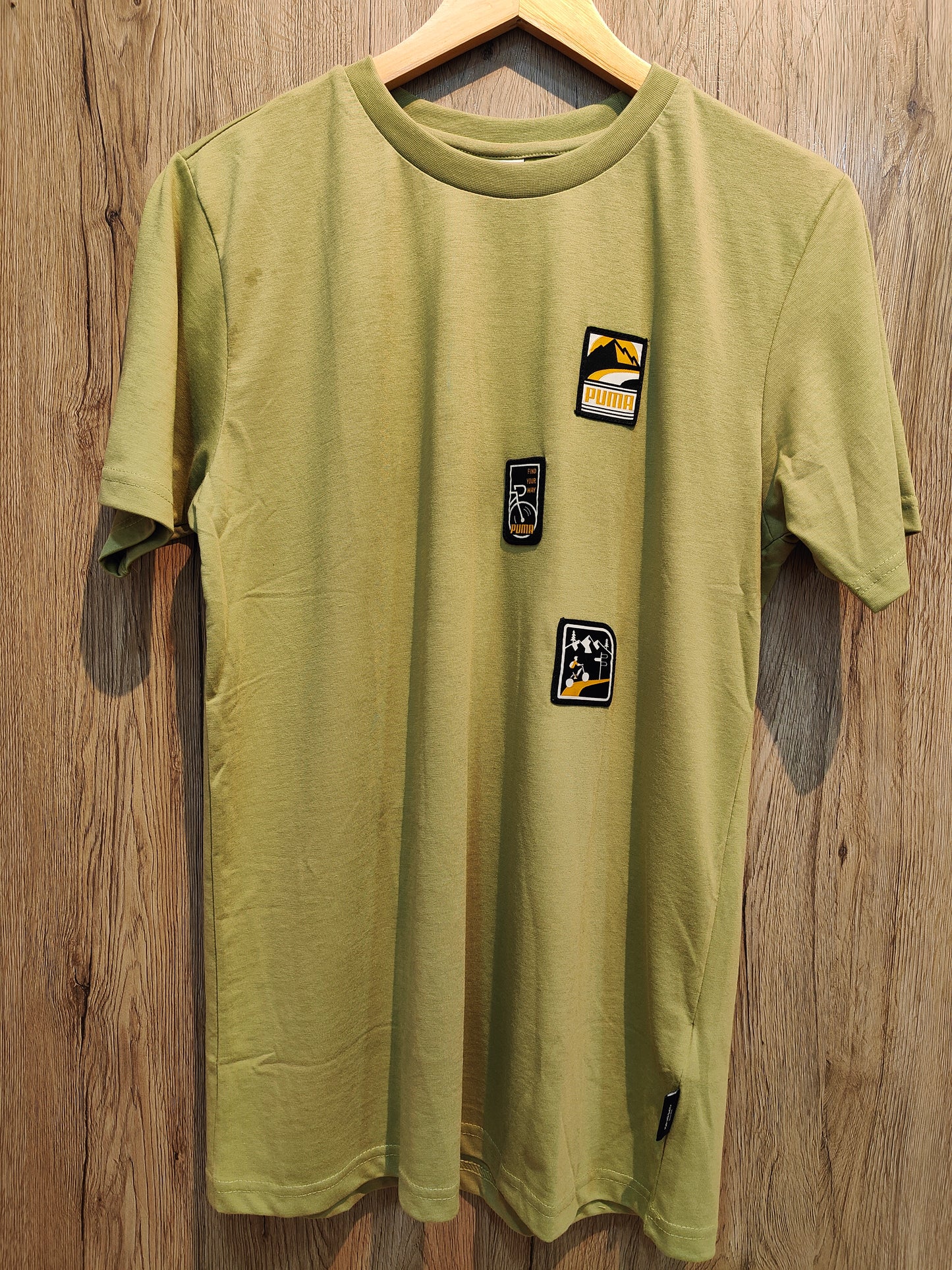 Puma Men's T-shirt (Olive Green)