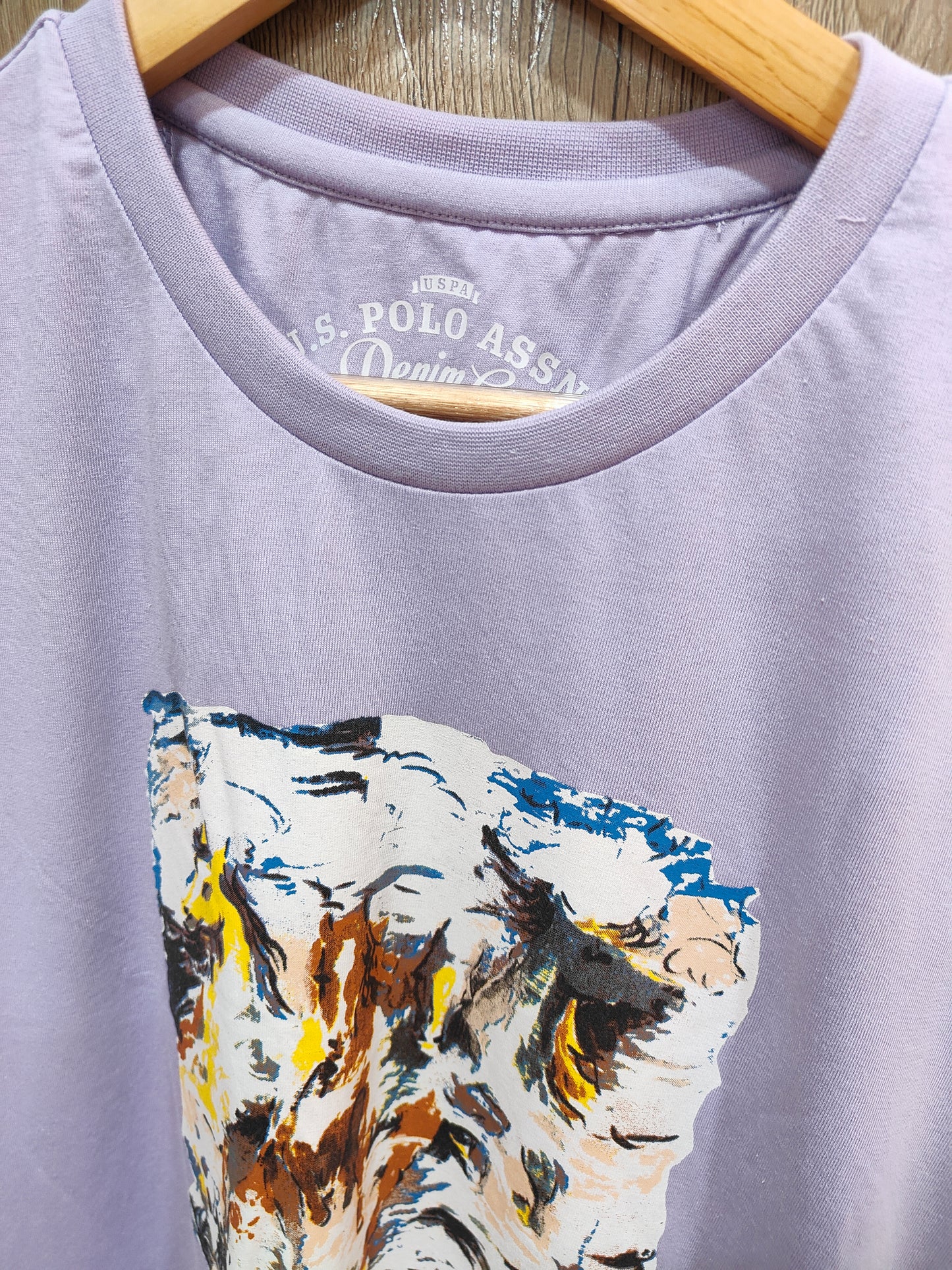 U.S. Polo Assn. Graphic Tee (Lavender)