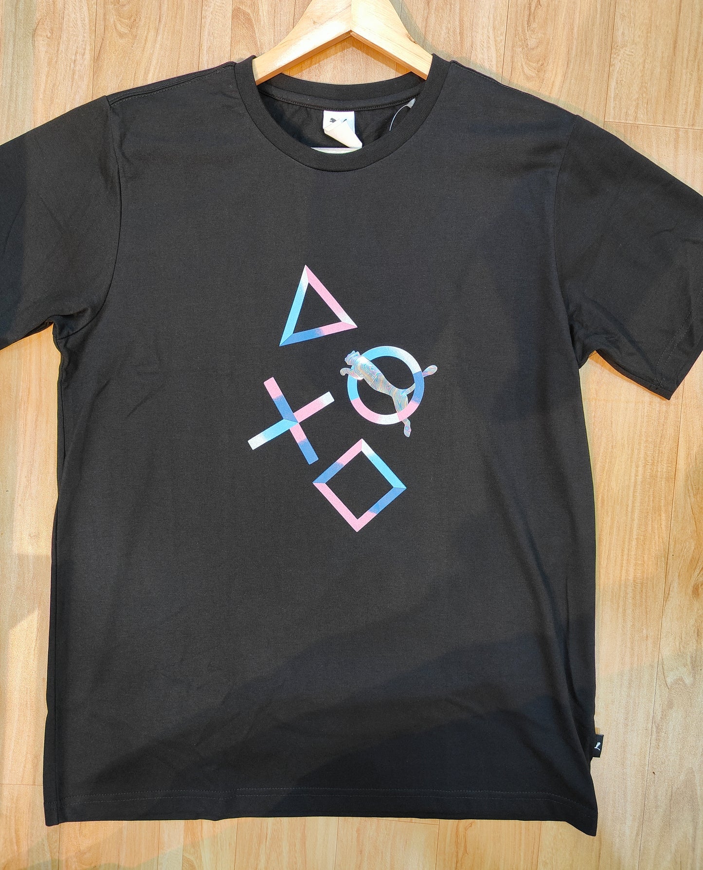 Puma X Playstation Men's Graphic T-shirt (Black)