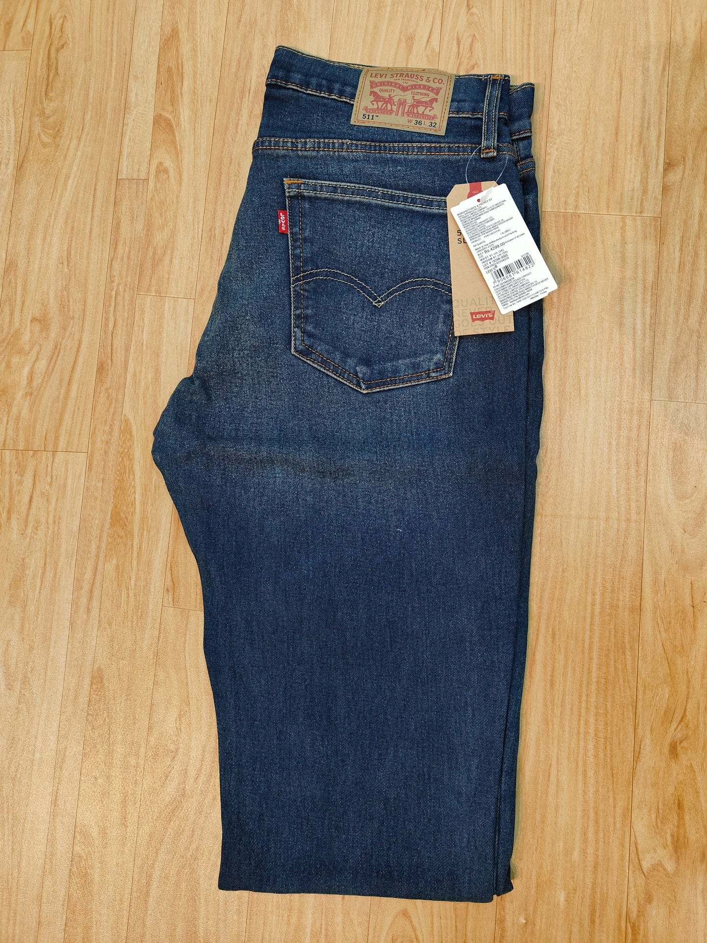Levi's 511 Men's Slim Fit Stretch Jeans (Indigo Blue)
