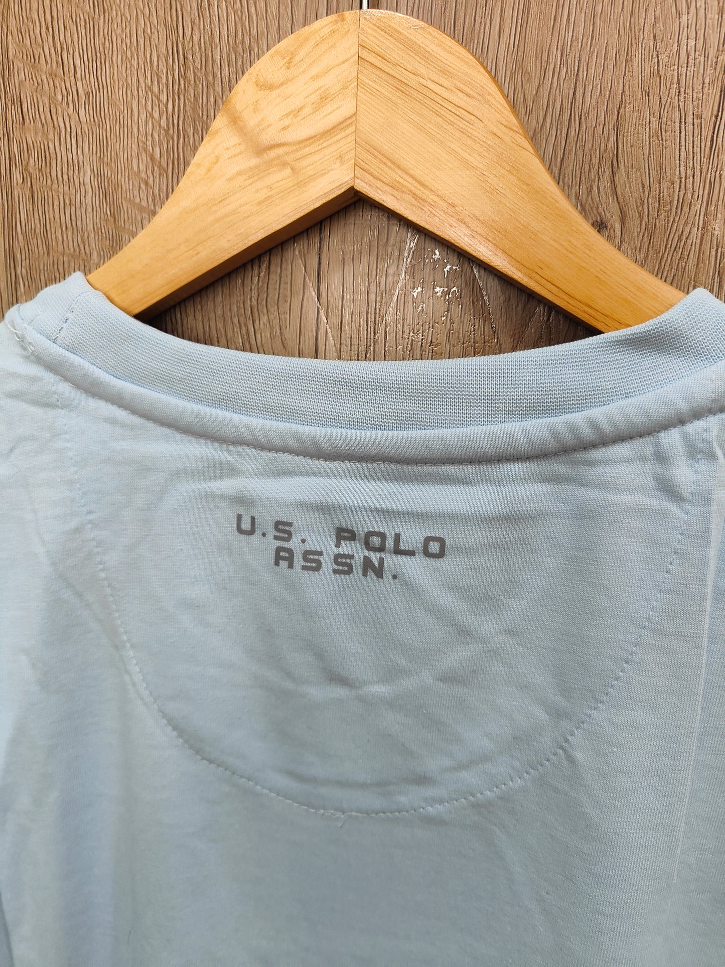 U.S.Polo Assn. Men's Graphic T-shirt (Light Blue)