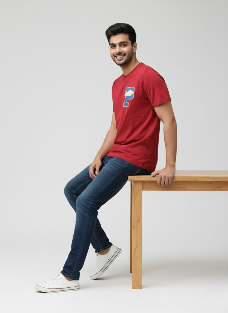 U.S. Polo Assn. Men’s Graphic T-Shirt (Maroon)