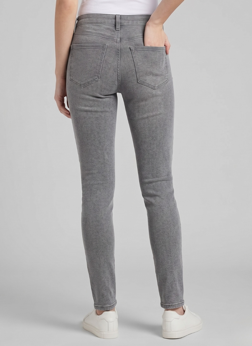 Levi's Women's 710 Super Skinny Jeans - Smoke Gray Stretch Denim