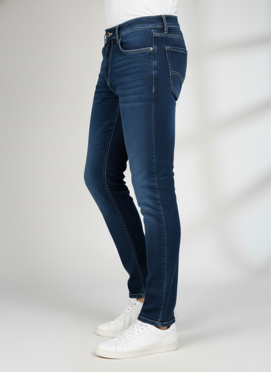 Pepe Jeans London Men's Deep Blue Slim Fit Jeans