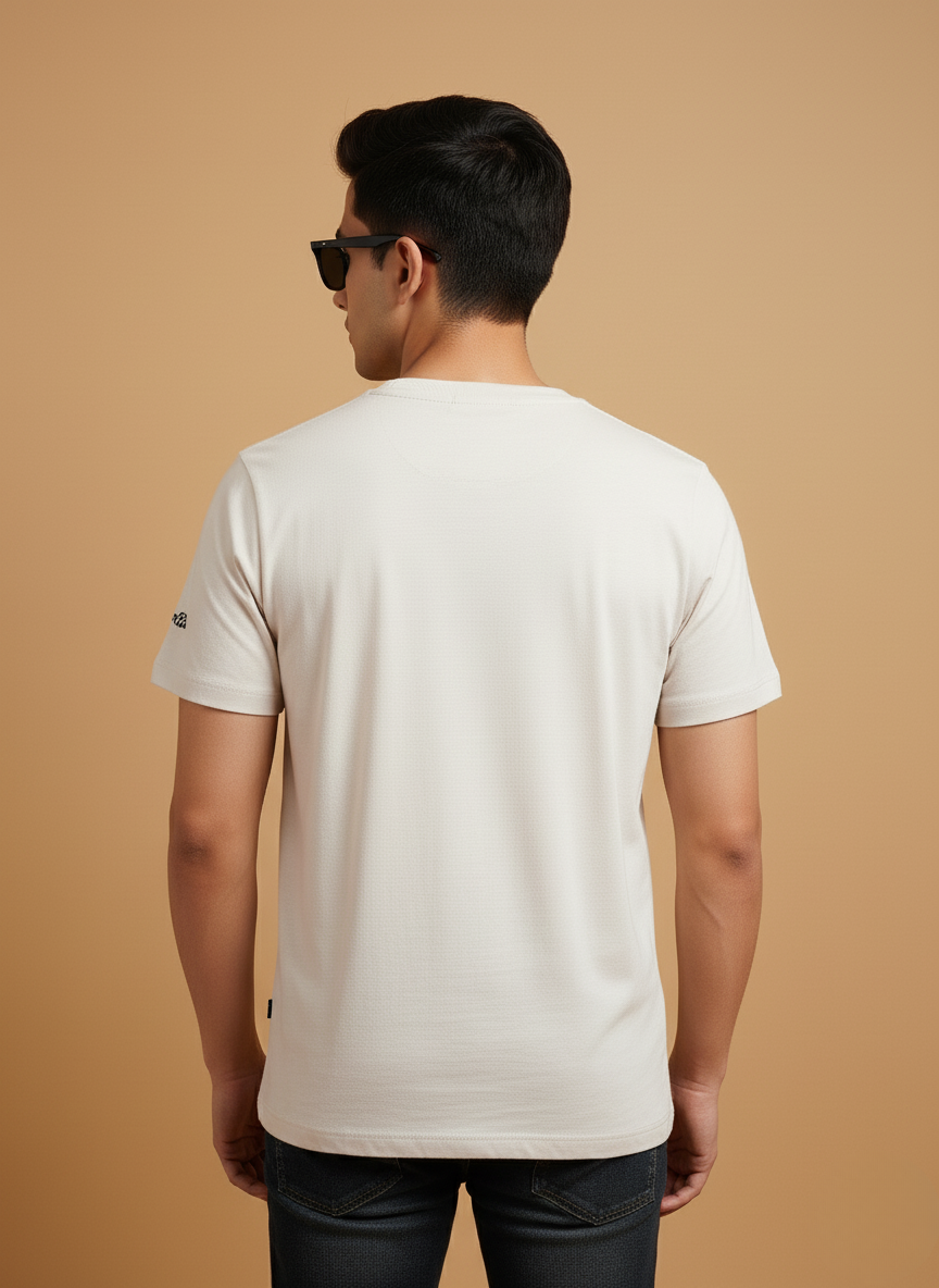 U.S.Polo Assn. Men’s Graphic T-Shirt (Off-White)