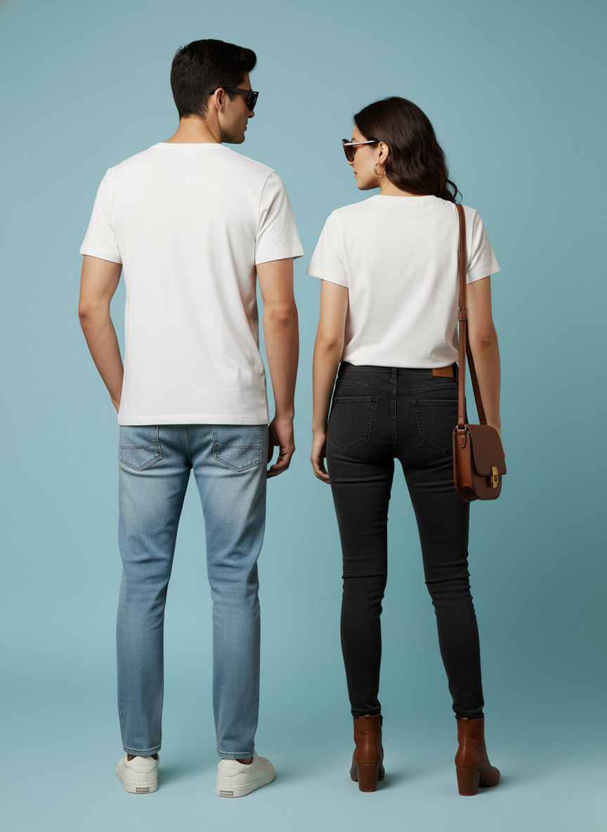 U.S.Polo Assn. Official Game Supplier Unisex Graphic T-Shirt (WHITE)