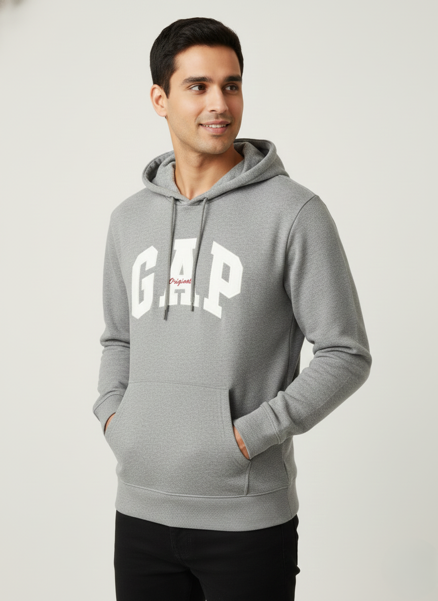 GAP Grey Pullover Hoodie