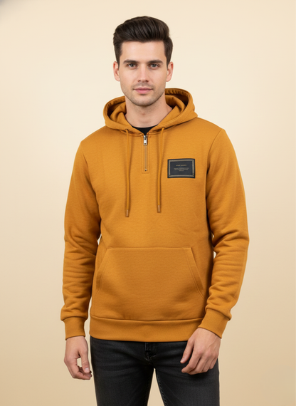 Rare Rabbit Rust Zip-Up Hoodie