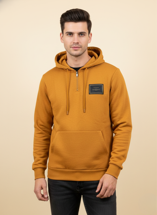 Rare Rabbit Rust Zip-Up Hoodie