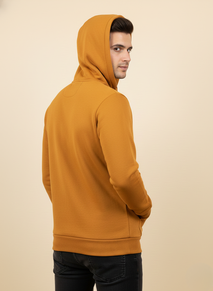 Rare Rabbit Rust Zip-Up Hoodie