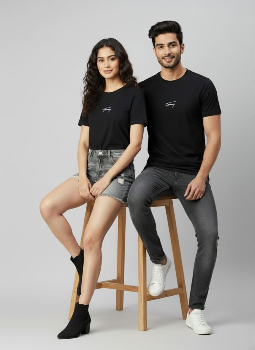 Tommy Hilfiger Black  T-Shirt