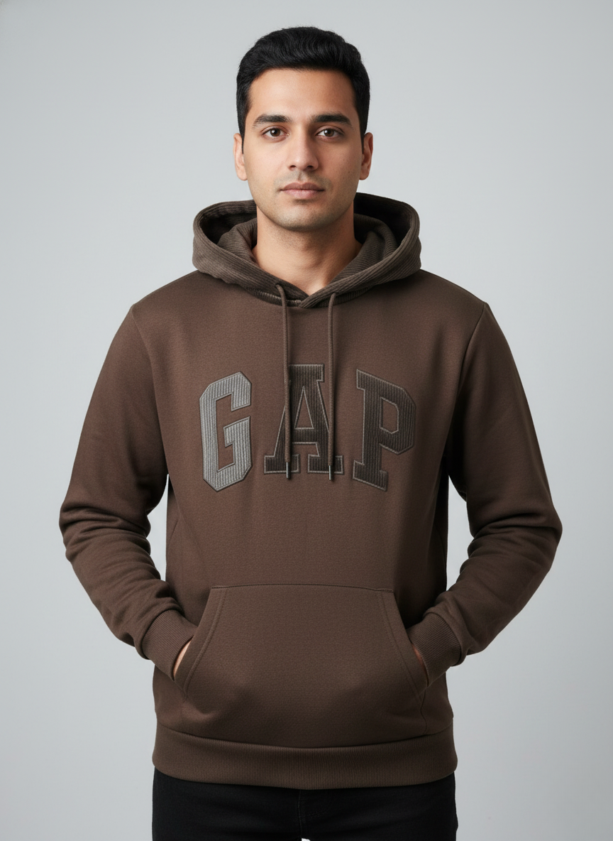 GAP Dark Brown Pullover Hoodie