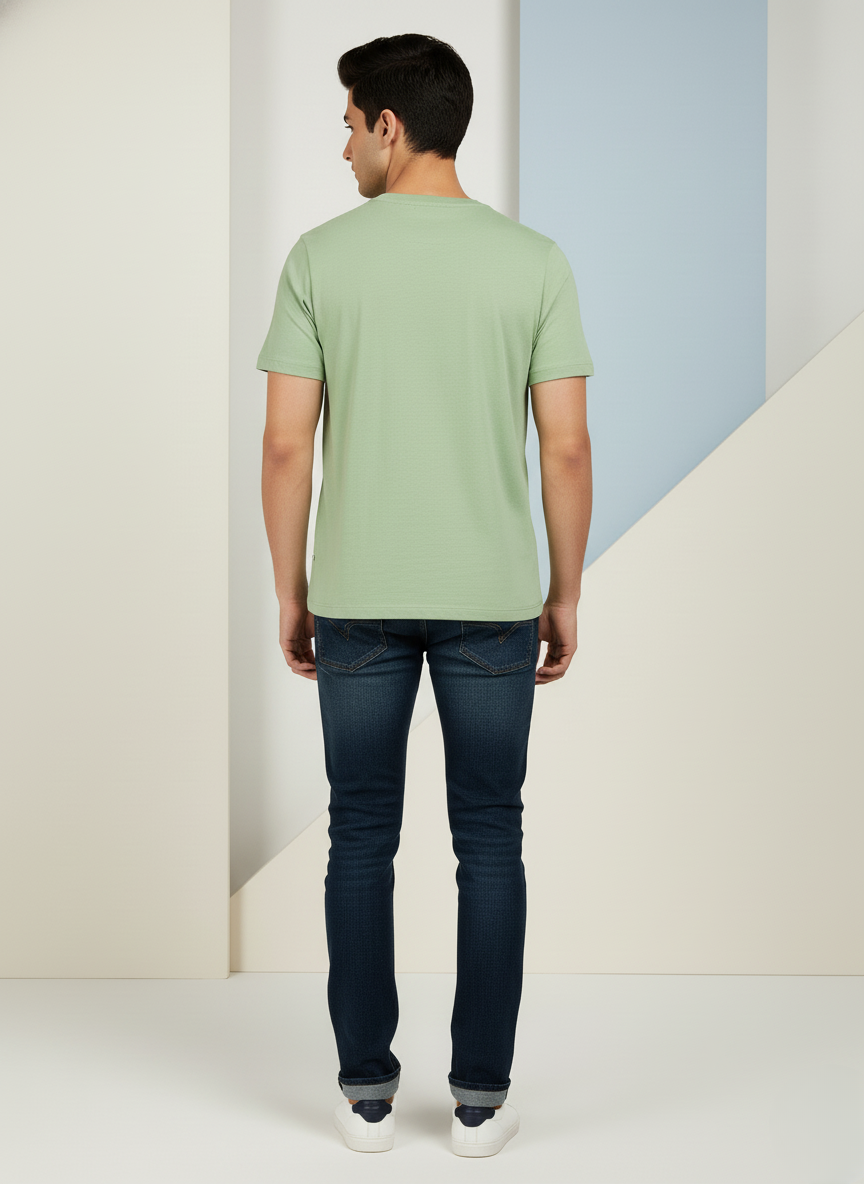 U.S.Polo Assn. Men's Graphic Print T-Shirt (Sea Green)