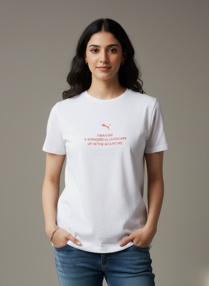 Puma Underground Oversized T-Shirt (WHITE)