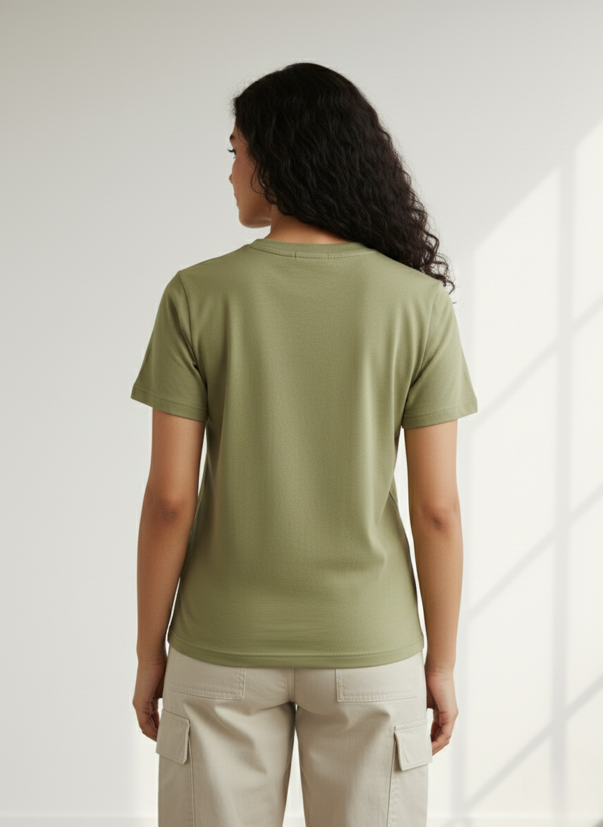 Puma Men's T-shirt (Olive Green)