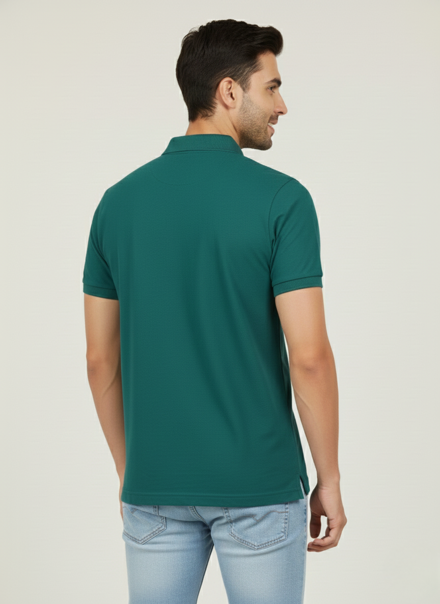U.S. Polo Assn. Denim Co. Men’s Green Polo T-Shirt