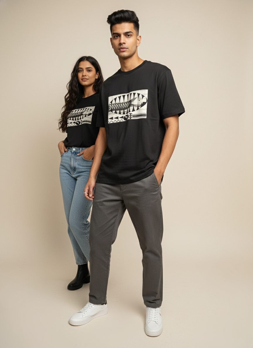 Puma Men's Graphics Fast Drop Shoulder T-shirt (Black)