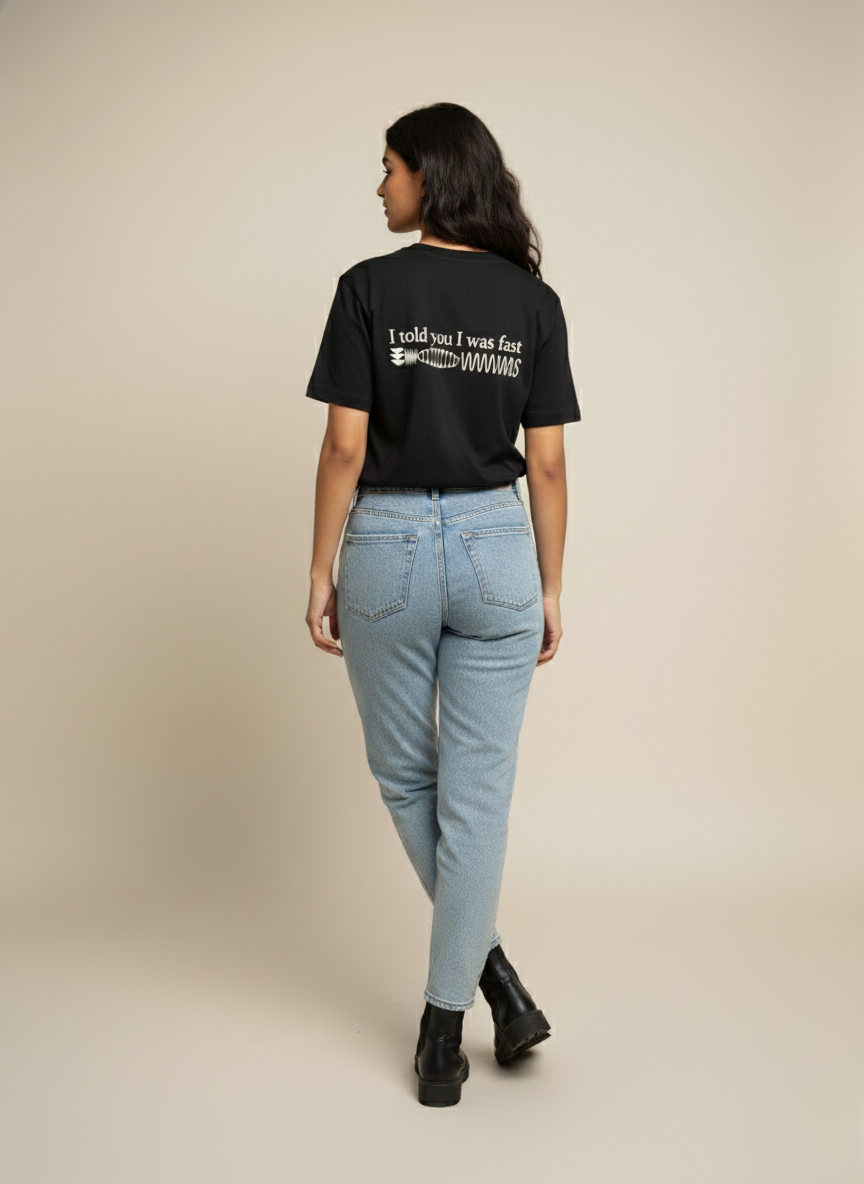 Puma Men's Graphics Fast Drop Shoulder T-shirt (Black)