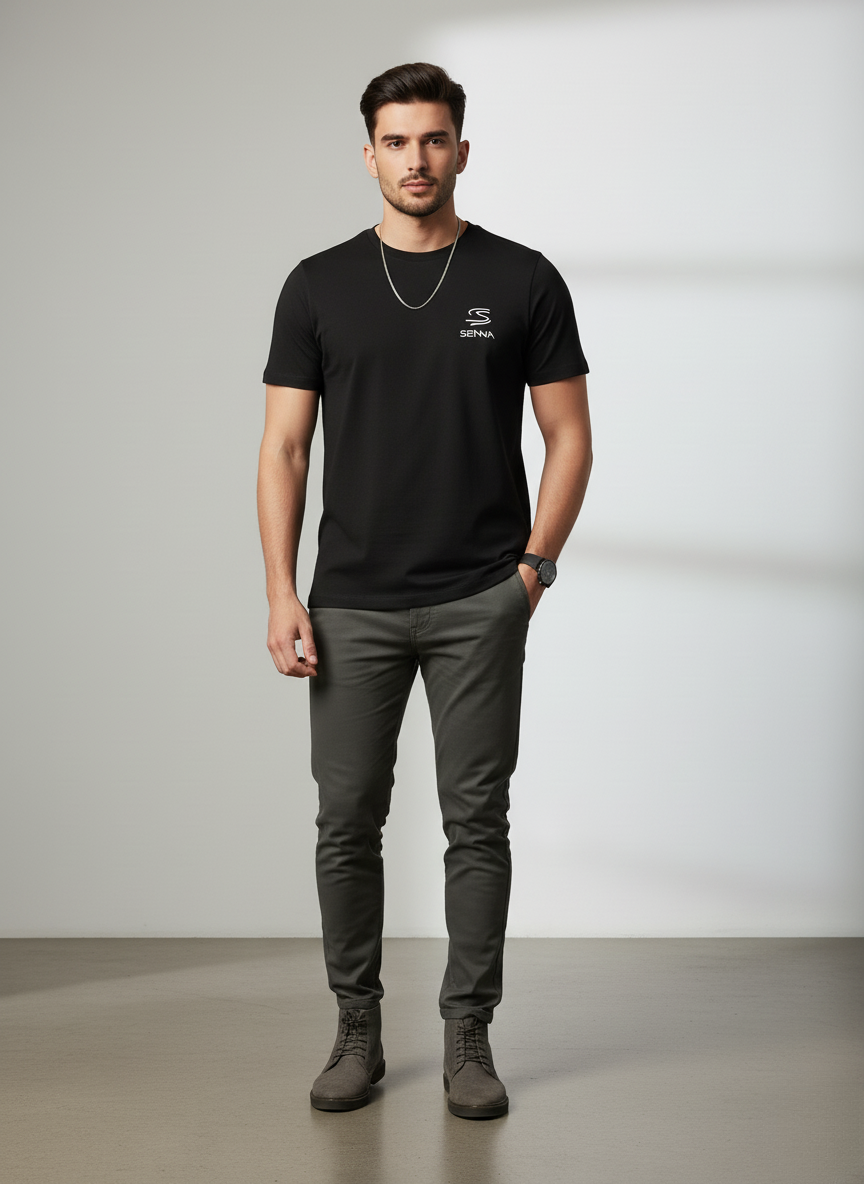 Puma senna A Vida Men's T-shirt(BLACK)