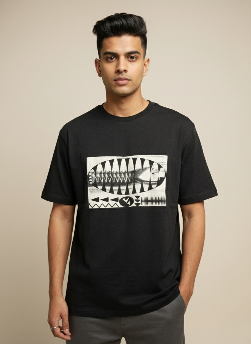 Puma Men's Graphics Fast Drop Shoulder T-shirt (Black)