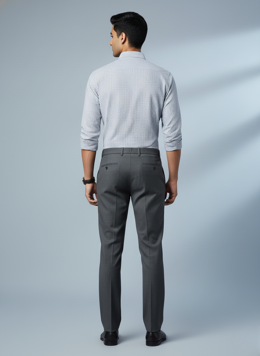 Tommy Hilfiger Men's Classic Striped Button-Down Shirt (Blue)