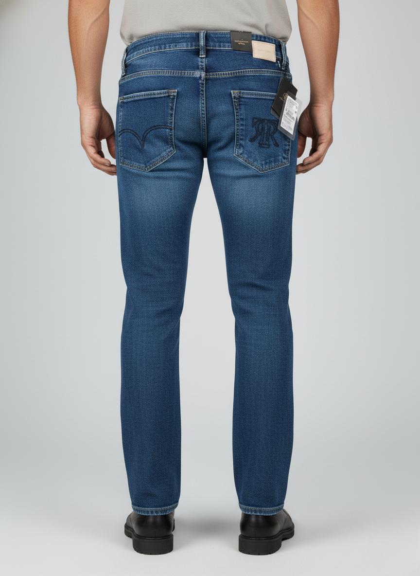 Rare Rabbit Mens Luxury Jeans (Light Blue)