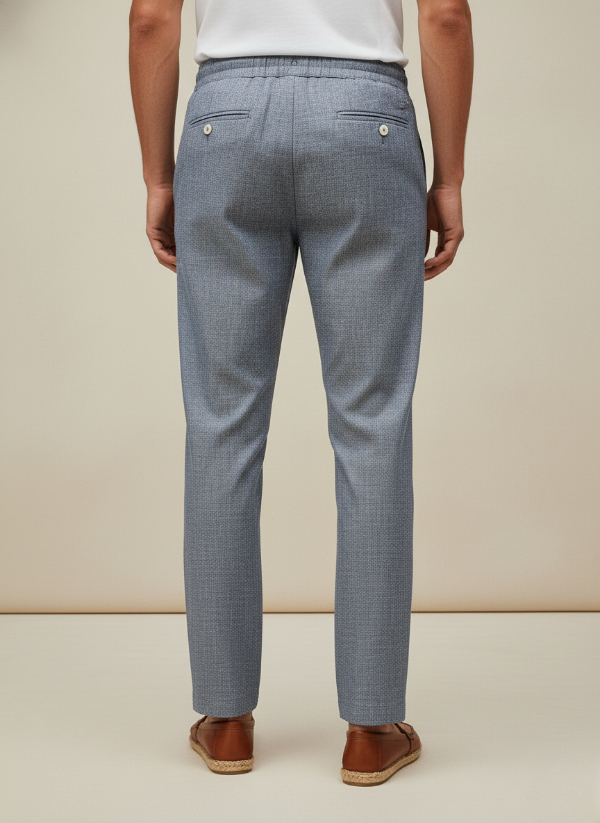 Zara Men's Linen Pants (Grey)