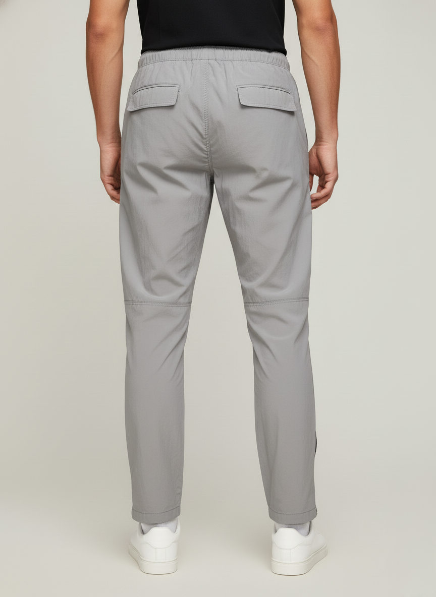 H&M Men's Regular Fit Cargo Pants (Light Grey)