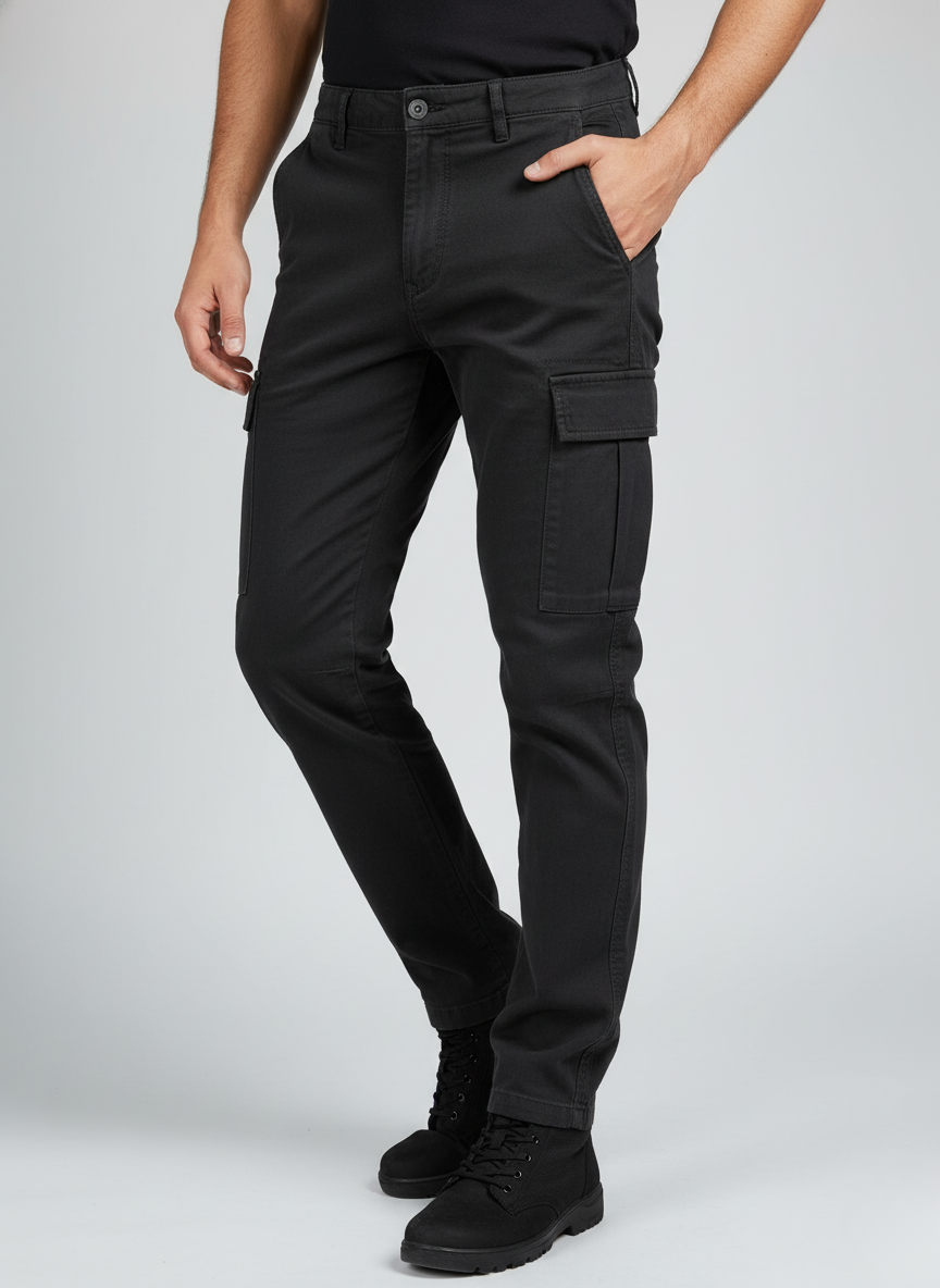 SMOG Original Men's Cargo Pants (BLACK)