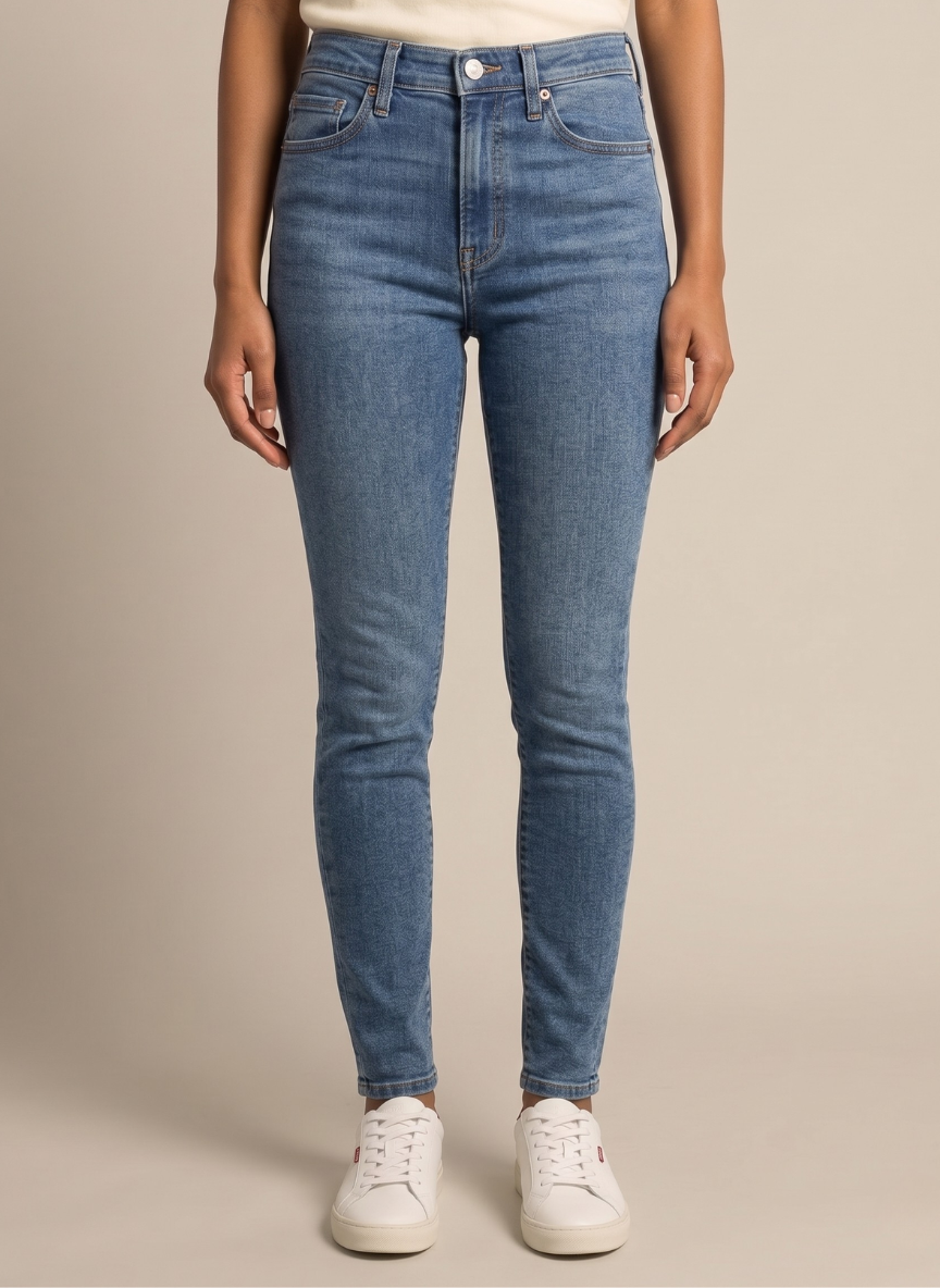 Levi's Women's 711 Skinny Jeans - Mid-Rise Light Wash Denim