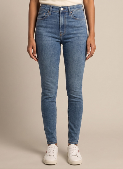 Levi's Women's 711 Skinny Jeans - Mid-Rise Light Wash Denim