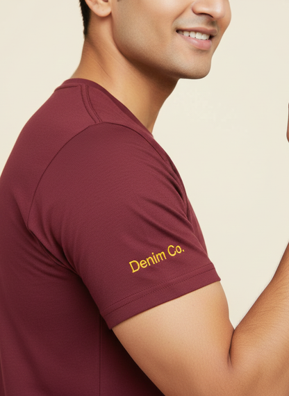 U.S. Polo Assn. Men’s Maroon USPA Graphic Cotton T-Shirt