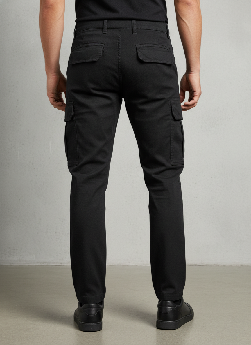 Max Urban Men's Cargo Pants (BLACK)
