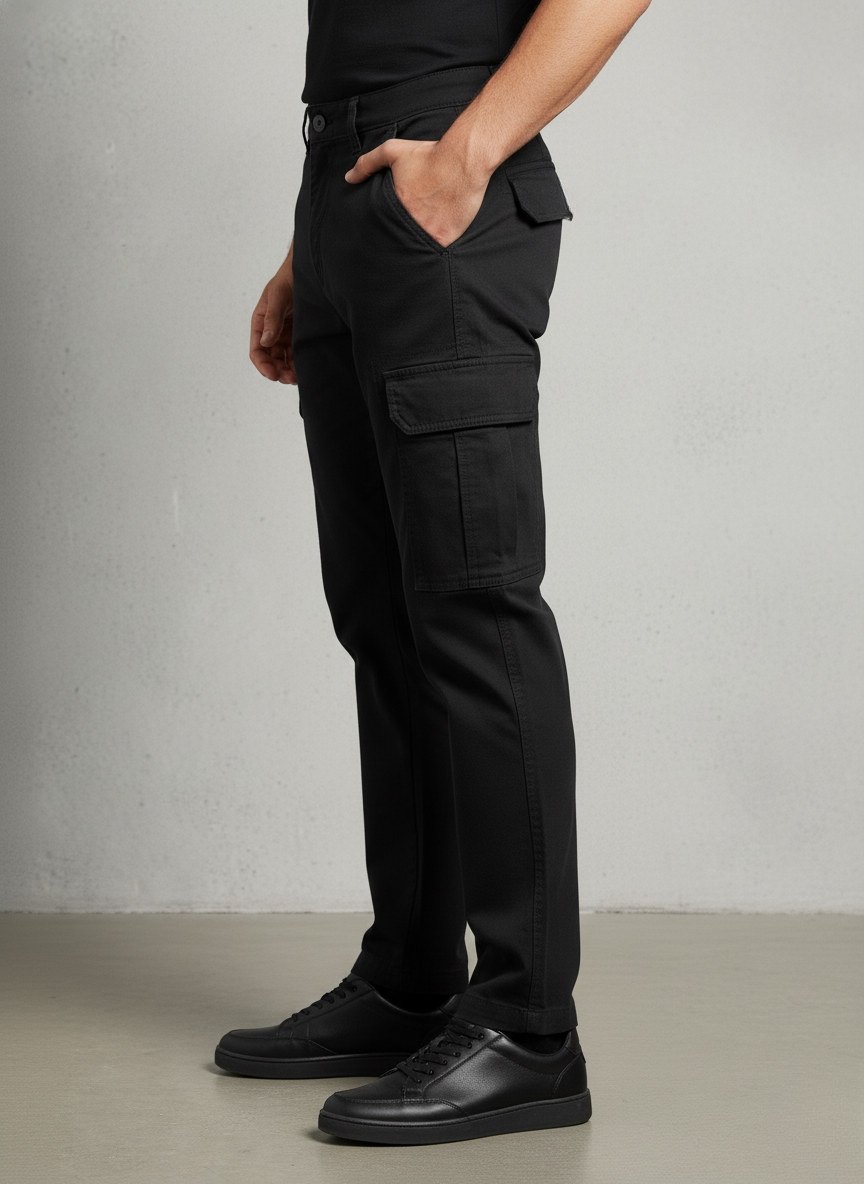 Max Urban Men's Cargo Pants (BLACK)