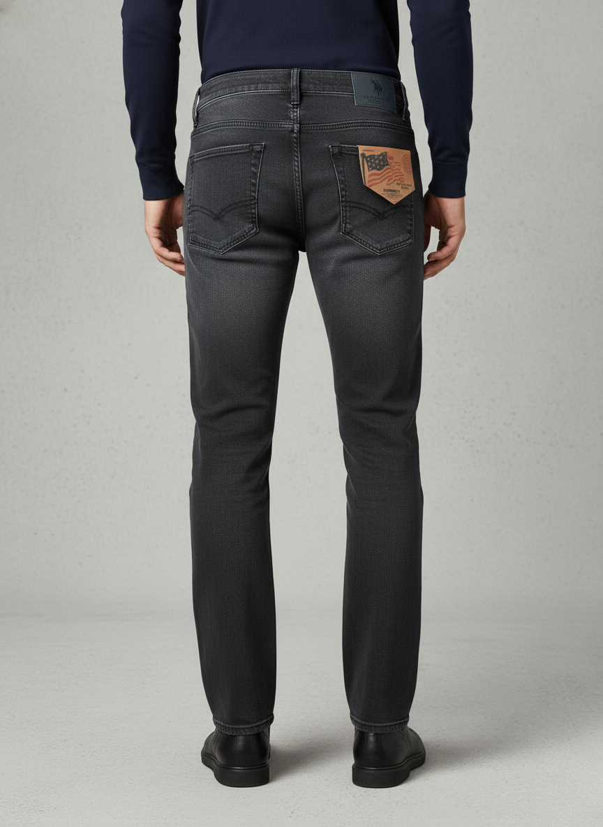 U.S. Polo Assn. Mens Jeans (Dark Grey)