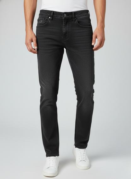 Rare Rabbit Men's Luxury Jeans (Black)
