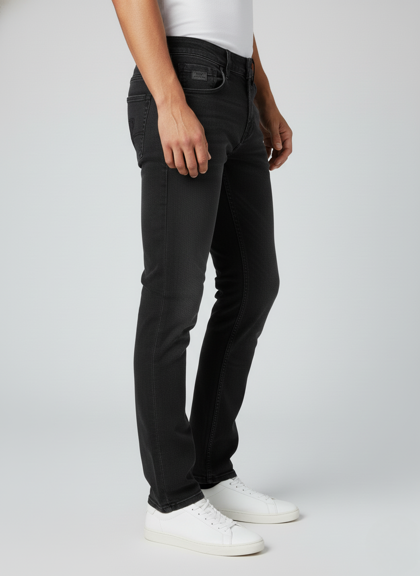 Rare Rabbit Men's Luxury Jeans (Black)