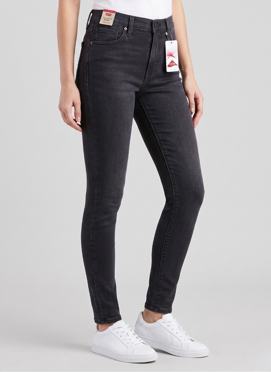 Levi's 710 Super Skinny Jeans - Women's High-Stretch Black Denim (NWT)