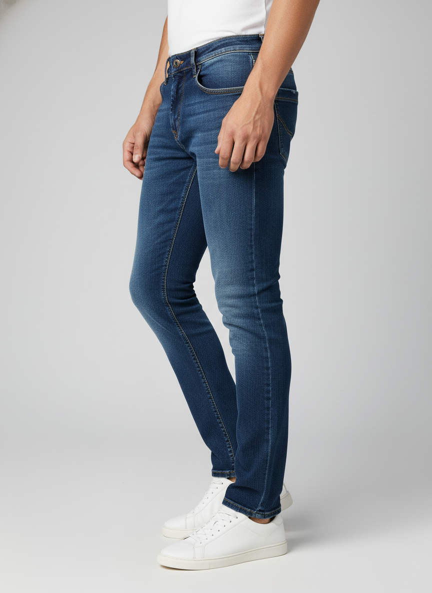 Pepe Jeans London Men's Washed Indigo Vapour Slim Fit Denim