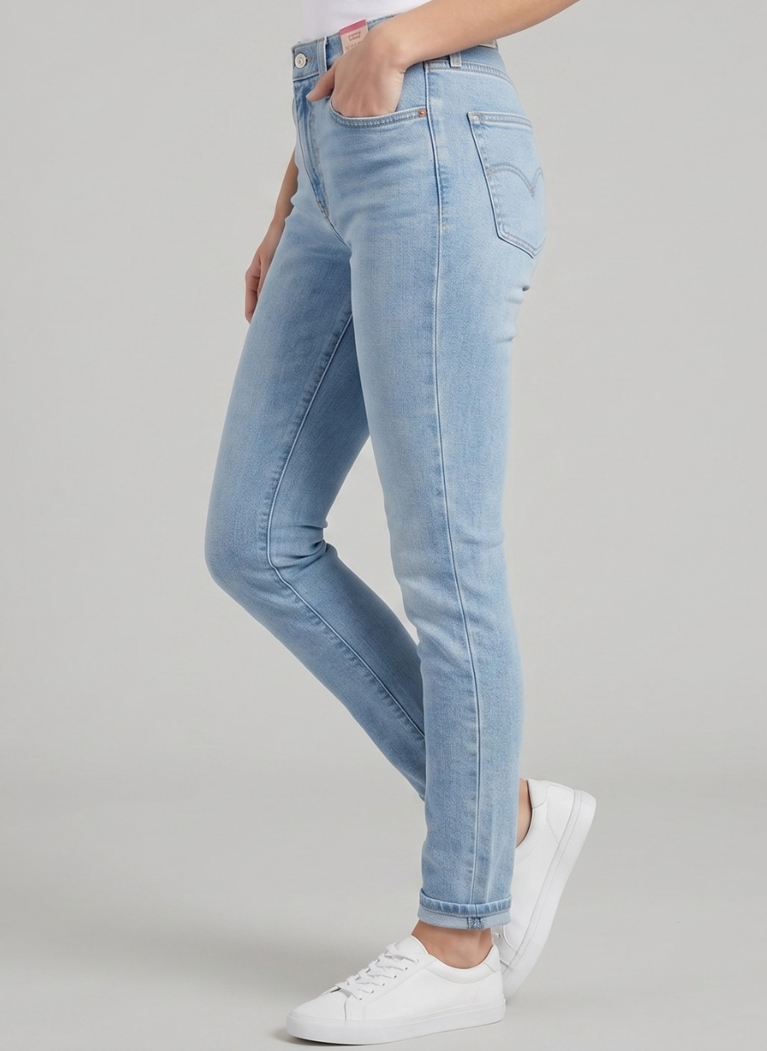 Levi's 721 High-Rise Skinny Jeans - Women's Light Wash Stretch Denim (NWT)