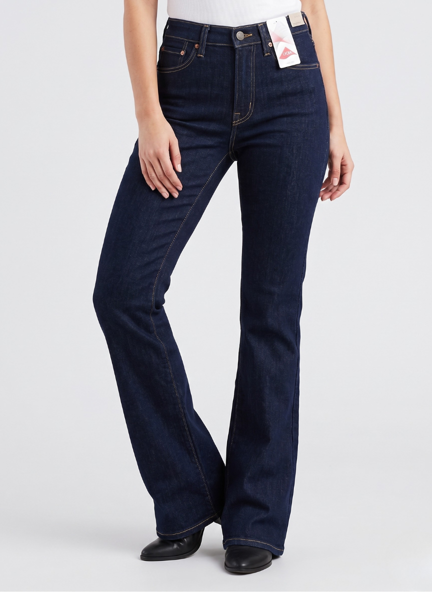 Levi's Women's 715 Bootcut Jeans - Dark Indigo Wash with Lycra Stretch
