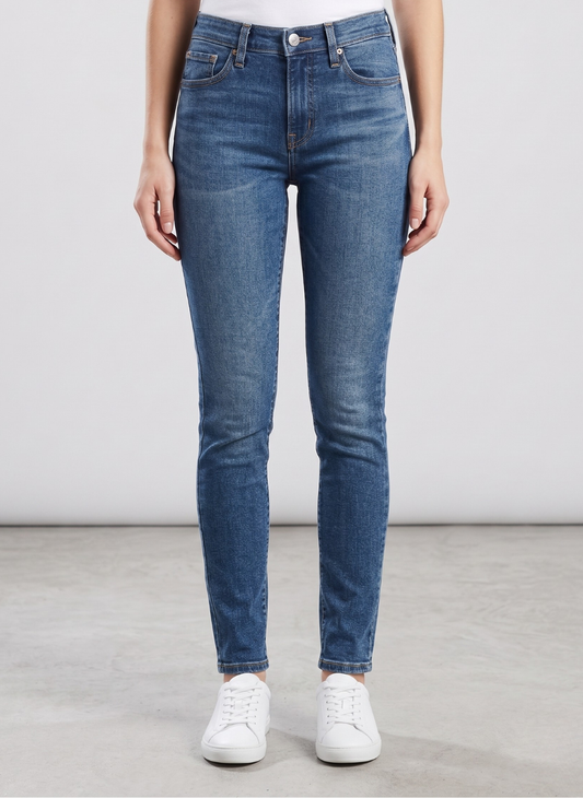 Levi's Women's 710 Super Skinny Jeans - Medium Indigo Wash Stretch Denim