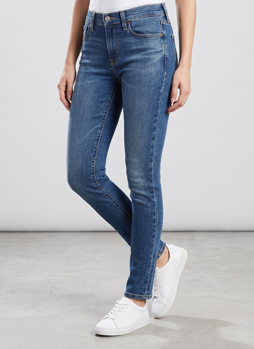 Levi's Women's 710 Super Skinny Jeans - Medium Indigo Wash Stretch Denim