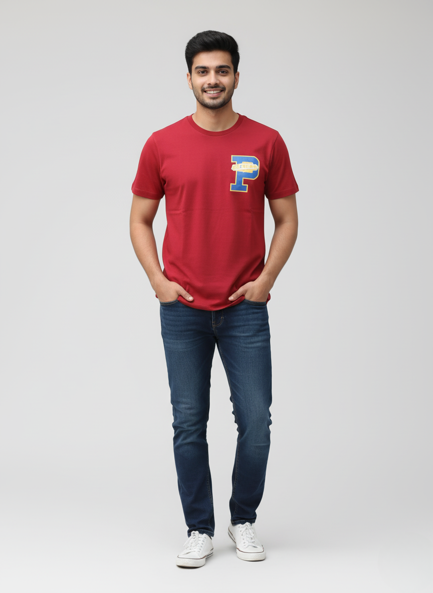 U.S. Polo Assn. Men’s Graphic T-Shirt (Maroon)