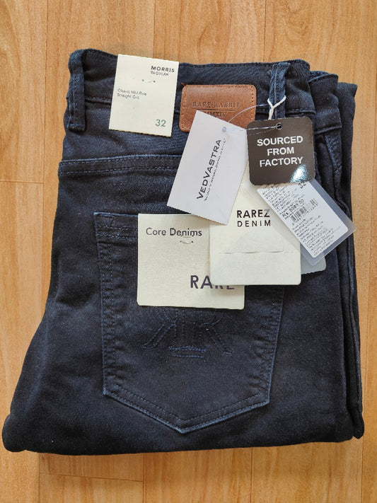 Rare Rabbit Men’s Luxury Jeans (Navy Blue)