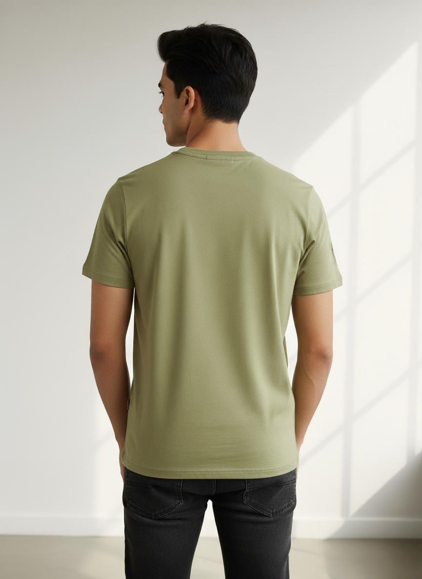 Puma Men's T-shirt (Olive Green)